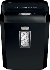 Шредер Rexel Promax QS 8/23 S EU черный (секр.Р-2)/ленты/8лист./23лтр./скрепки/скобы/пл.карты