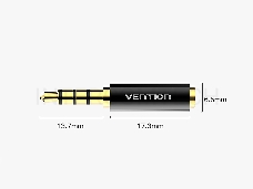 Переходник Vention Jack 2.5 mm F/3.5mm M Переходник Vention Jack 2.5 mm F/3.5mm M