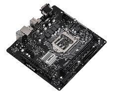Материнская плата ASRock H470M-HVS LGA1200, H470, 2*DDR4, D-Sub+HDMI, 4xSATA3 6.0, 2xUSB 3.2, 4xUSB 2.0, mATX