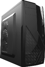 Корпус Miditower Aerocool Cs-1102 Black ATX/micro ATX / mini ITX, USB3.0 (без БП) 58133