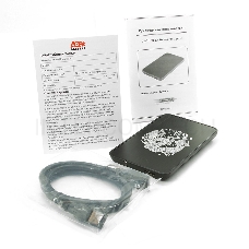 Внешний корпус для HDD AgeStar 3UB2A8 SATA II пластик/алюминий черный 2.5