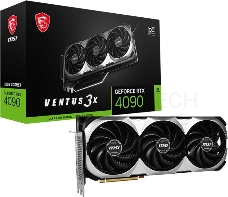 Видеокарта MSI RTX4090 VENTUS 3X 24G OC 24576Mb 384 GDDR6X 2550/21000 HDMIx1 DPx3 HDCP Ret