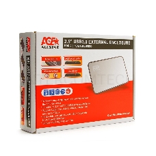 Внешний корпус для HDD AgeStar 3UB2A8 SATA II пластик/алюминий черный 2.5