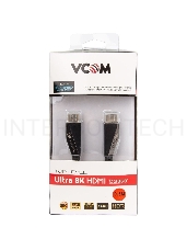 Кабель HDMI 19M/M,ver. 2.1, 8K@60 Hz 0.5m VCOM <CG860-0.5M>