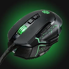 Мышь Oklick 945G REVENGE черный оптическая (3200dpi) USB игровая (8but)