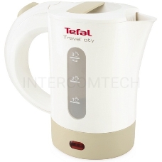 Чайник электрический Tefal KO120130 0.5л. 650Вт белый/бежевый(корпус: пластик)