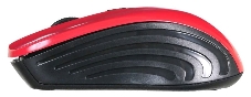 Мышь Oklick 545MW черный/красный оптическая (1600dpi) беспроводная USB (3but)