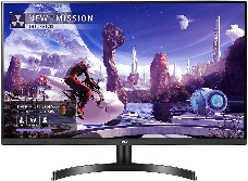 Монитор 27 LG 27QN600-B Black (IPS, LED, Wide, 2560x1440, 75Hz, 5ms, 178°/178°, 350 cd/m, 1000:1, +DP, +2хHDMI, +MM, )