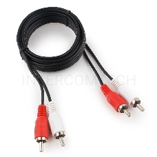 Кабель аудио Cablexpert CCA-2R2R-6, 2xRCA / 2xRCA, 1,8м