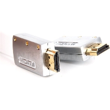 Кабель HDMI 19M/M ver 2.0, 1M, AOpen <ACG568F-S-1M> серебряно-белый Flat