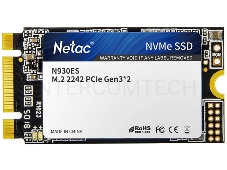 Накопитель SSD M.2 2242 Netac 128Gb N930ES Series <NT01N930ES-128G-E2X> Retail (PCI-E 3.1 x2, up to 1650/635MBs, 3D TLC, NVMe 1.3, 22х42mm)