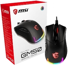 Мышь MSI Clutch GM50 черный оптическая (7200dpi) USB2.0