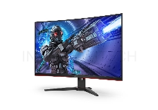 МОНИТОР 31.5 AOC C32G2ZE Black-Red (VA, изогнутый, 1920x1080, 240Hz, 1 ms, 178°/178°, 300 cd/m, 80M:1, +2xHDMI 2.0, +Di