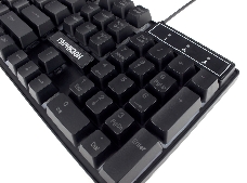 Клавиатура игровая Гарнизон GK-200GL, подсветка, USB, черный, антифант и мех. клав,12 доп ф-ц., каб 1,5м