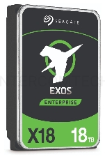 Жесткий диск Seagate Original SATA-III 18Tb ST18000NM000J Exos X18 512E (7200rpm) 256Mb 3.5