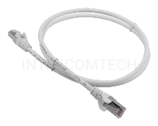 Патч-корд Lanmaster LAN-PC45/S5E-3.0-WH вилка RJ-45-вилка RJ-45 кат.5е 3м белый LSZH