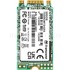 Накопитель SSD M.2 Transcend 500Gb MTS425 <TS500GMTS425S> (SATA3, up to 530/480MBs, 3D NAND, 180TBW, 22x42mm)