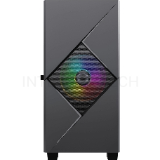 Корпус GameMax Cyclops BG без БП (Midi Tower, ATX, Черно-серый., 1*USB2.0 + 1*USB3.0, 2*120мм)