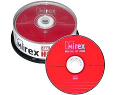 Диск CD-R Mirex 700 Mb, 48х, HotLine, Cake Box (25), (25/300)