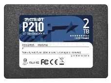 Накопитель SSD Patriot P210 2TB, SATA 2.5, P210S2TB25, 520/430, RET