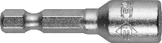 Головка ЗУБР МАСТЕР 26392-07-02  магнитная Cr-V E 1/4'' 7х45мм 2шт