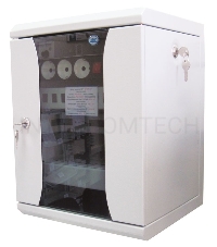Шкаф телеком. ЦМО  настенный 10 8U, (350х255) (ШРН-8.255-10)