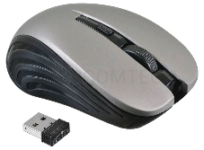 Мышь Oklick 545MW черный/серый оптическая (1600dpi) беспроводная USB (4but)