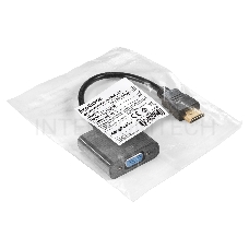 Кабель-переходник HDMI-VGA ExeGate EX-HDMIM-VGAF-0.2 (19M/15F, 0,2м)