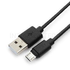 Кабель USB 2.0 Pro Гарнизон GCC-mUSB2-AMBM-0.3M, AM/microBM 5P, 0.3м, пакет