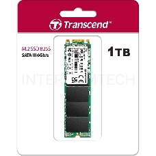Накопитель SSD M.2 Transcend 1.0Tb MTS825 <TS1TMTS825S> (SATA3, up to 550/500MBs, 3D NAND, 360TBW, 22x80mm)
