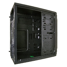 Корпус Minitower Exegate QA-410 Black, mATX, <XP350, Black, 120mm> 2*USB, Audio