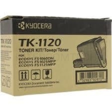 Тонер-картридж Kyocera TK-1120 (1T02M70NX0/1T02M70NXV/1T02M70NX1) черный для FS-1060DN/1025MFP/1125MFP 3000 стр.