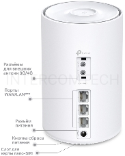 Домашняя Mesh Wi-Fi система с поддержкой 4G+ TP-Link Deco X50-4G(1-pack) AX3000