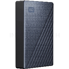 Внешний жёсткий диск WD My Passport Ultra (Metal Edition) WDBFTM0040BBL-WESN 4TB 2,5 USB 3.1/USB-C blue (E1B)