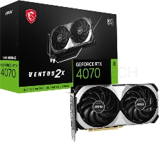 Видеокарта MSI RTX4070 VENTUS 2X 12G OC 12288Mb 192 GDDR6X 2505/21000 HDMIx1 DPx3 HDCP Ret