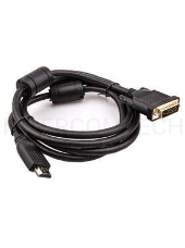 Кабель HDMI AM/DVI(24+1)M, 5м, CU, 1080P@60Hz, 2F, VCOM <CG484GD-5M>