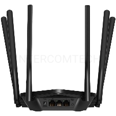 Роутер Mercusys AC1900 Wireless AC Gigabit Router, 600 Mbps at 2.4 GHz + 1300 Mbps at 5 GHz, 6×5dBi Fixed External Antennas with Beamforming, 2× G LAN Ports, 1× G WAN Port, Access Point Mode, 3X3 MU-MIMO, Parental Controls, Guest Network, Smart Connect