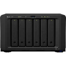 Сетевой накопитель Synology DS1621xs+  QC2,2GhzCPU/8GB DDR4 ECC SODIMM(upto32)/RAID0,1,10,5,6/upto 6hot plug HDD SATA(3,5 or 2,5)(upto16 with 2xDX517)/3xUSB3.2/2eSATA/4GigE(+1Expslot)/iSCSI/2xIPcam(upto75)/1xPS/3YW