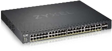 Коммутатор ZYXEL XGS1930-52HP Hybrid Smart L2+ switch PoE+ Zyxel Nebula Flex, 48xGE PoE+, 4xSFP+, budget PoE 375W, Standalone / cloud management