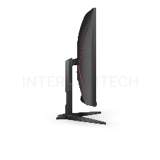Монитор AOC 31.5 16:9 2560х1440(WQHD) VA, Curved, nonGLARE, 300cd/m2, H178°/V178°, 3000:1, 80M:1, 16.7M, 1ms, VGA, 2xHDMI, DP, Height adj, Pivot, Tilt, Swivel, 3Y, Black