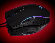 Мышь Oklick 708G MYSTERY черный оптическая (3200dpi) USB (7but)