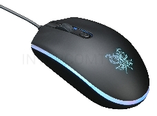 Мышь Oklick 706G OCTA черный оптическая (1600dpi) USB (4but)