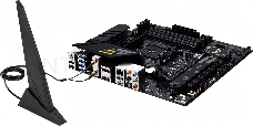 Материнская плата ASUS TUF GAMING B550M-PLUS WIFI II, Socket AM4, B550, 4*DDR4, HDMI+DP, CrossFireX, SATA3 + RAID, Audio, 2,5Gb LAN, USB 3.2*8, USB 2.0*6, COM*1 header (w/o cable) mATX ; 90MB19Y0-M0EAY0