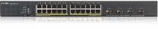 Коммутатор ZYXEL XGS1930-28HP Hybrid Smart L2+ switch PoE+ Zyxel Nebula Flex, 24xGE PoE+, 4xSFP+, budget PoE 375W, Standalone / cloud management