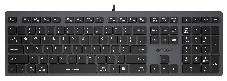 Клавиатура A4Tech Fstyler FX50 серый USB slim Multimedia (FX50 GREY)