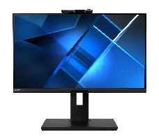 Монитор 23.8 ACER (Ent.)  B248Ybemiqprcuzx, IPS, 1920x1080, 75Hz, 178°/178°, 4ms, 250nits, HDMI + DP + Type-C + DP Out + RJ45 + USB3.0x4 + USB-B(2up 4down) + Webcam + Колонки 2Wx2, HDR 10, HAdj 150mm