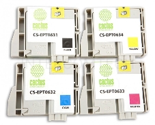 Картридж струйный Cactus CS-EPT0635 многоцветный для Epson Stylus C67/C87 (250стр.) Комплект четырех