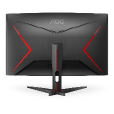 Монитор AOC 31.5 16:9 2560х1440(WQHD) VA, Curved, nonGLARE, 300cd/m2, H178°/V178°, 3000:1, 80M:1, 16.7M, 1ms, VGA, 2xHDMI, DP, Height adj, Pivot, Tilt, Swivel, 3Y, Black