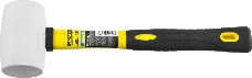 Белая резиновая киянка STAYER 20533-230 230г с фиберглассовой рукояткой