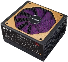 Блок питания для ПК 1200 Ватт/ PSU HIPER HPG-1200FM (1200W 80+Gold, 14cm Fan, 220V input, Efficiency 90%, Modular, Black) BOX